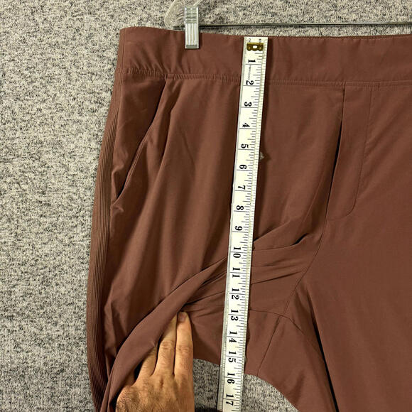 Athleta Women's Plus Size 22 Terracotta Red Polyester Brooklyn Ankle Pants - Picture 10 of 11